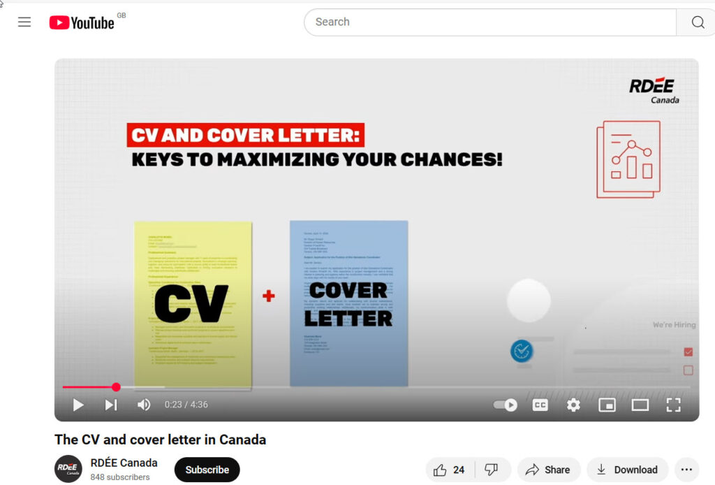 Mastering the Canadian Job Market: How to Write the Perfect Resume & Cover Lette